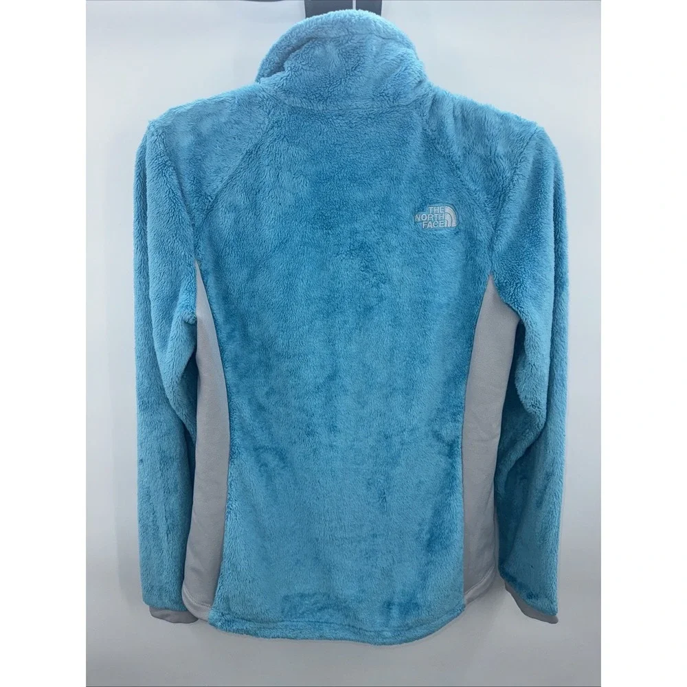 North Face Womens Jacket Medium Long Sleeve Full Zip Pockets Blue Lightweight - Picture 4 of 6